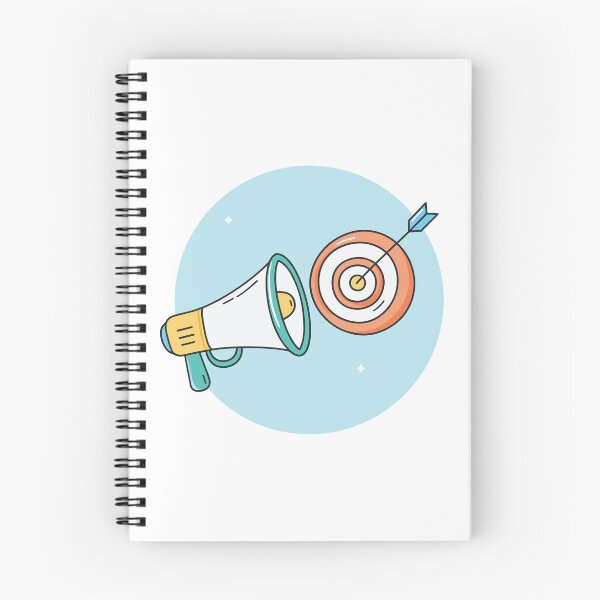 Item preview, Megaphone with target icon doodle designed and sold by rasagamastore.