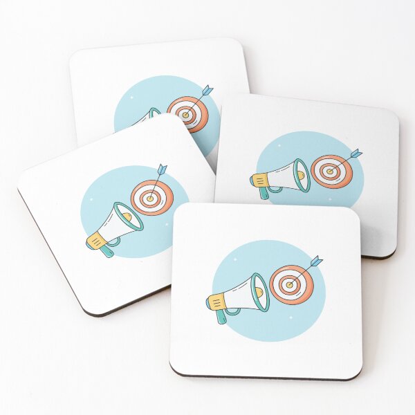 Item preview, Megaphone with target icon doodle designed and sold by rasagamastore.