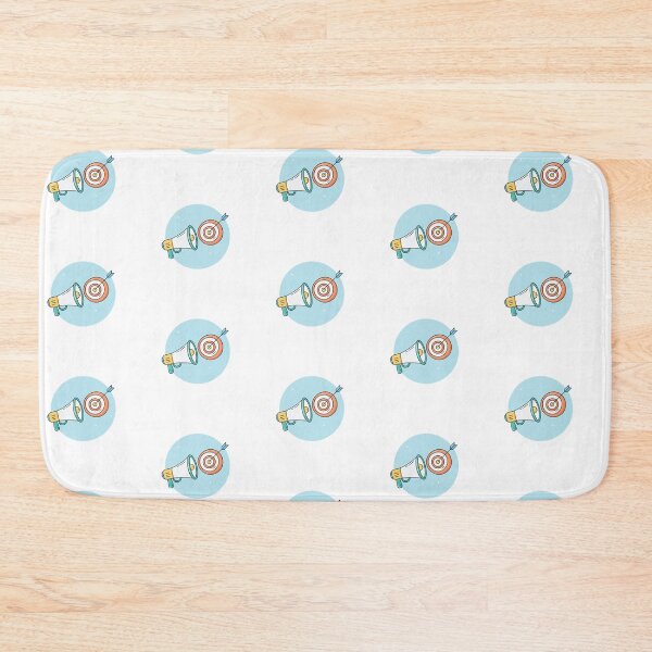 Item preview, Megaphone with target icon doodle designed and sold by rasagamastore.
