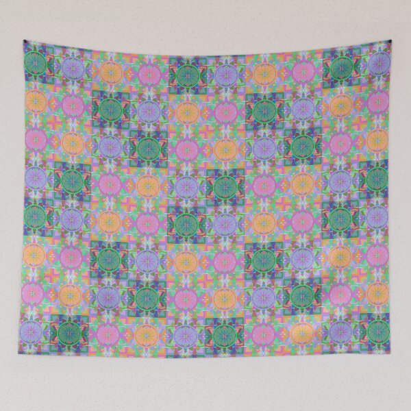 Item preview, Bohemian Circle Pattern in Orange designed and sold by jshuphotography.