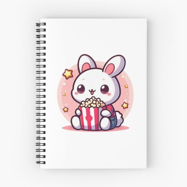 Item preview, bunny eating popcorn designed and sold by Eternalski.
