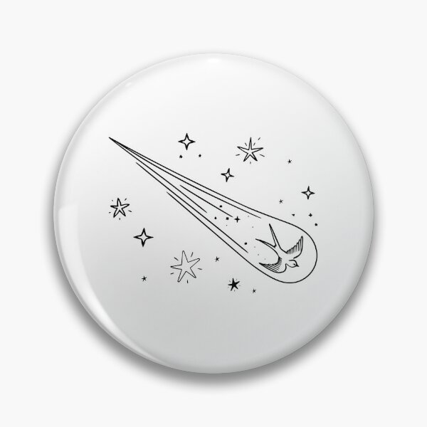 Item preview, Swallow flying with a comet's tail designed and sold by rasagamastore.