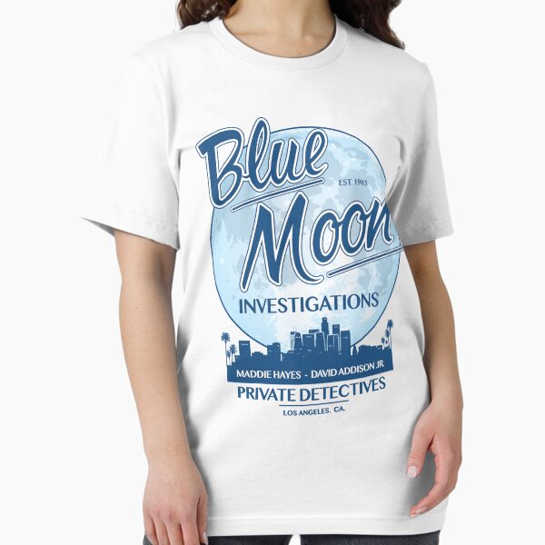 Vista previa del artículo con la obra «Investigaciones de Moonlighting Blue Moon», diseñado y vendido por Candywrap Studio.