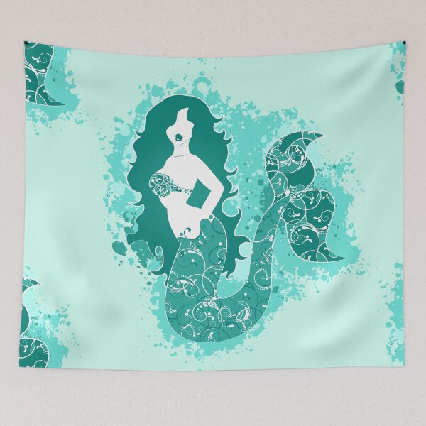 Item preview, Sirena - Turquoise designed and sold by L'Atelier de Milu.