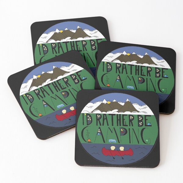 Item preview, I'd Rather Be Camping designed and sold by Laura Lise Wong.