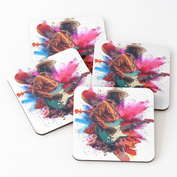 Item preview, Collage Wall Art T-shirt Design: Guy with Guitar designed and sold by ForeverPrintsOK.