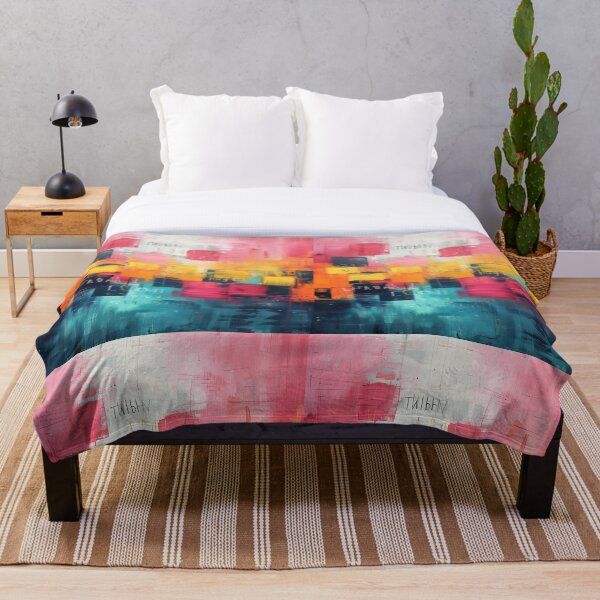 Item preview, Abstract Acrylic Vibrant Colors Squares designed and sold by Sweegle.