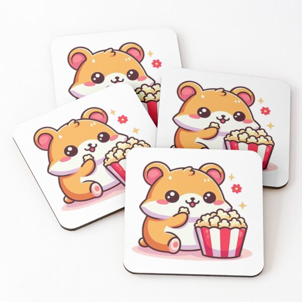 Item preview, hamster eating popcorn designed and sold by Eternalski.