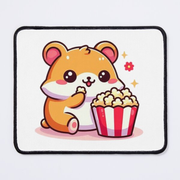 Item preview, hamster eating popcorn designed and sold by Eternalski.