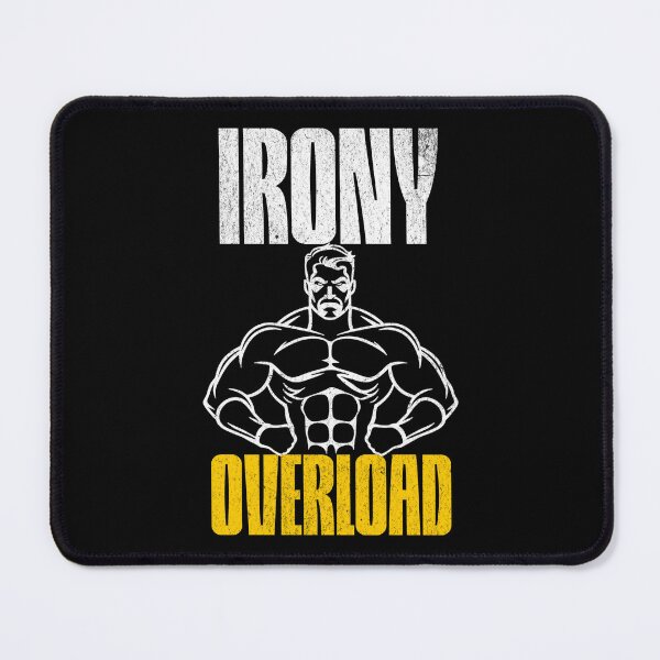 Item preview, Irony Overload Bodybuilder Cartoon designed and sold by Taans-Creation.