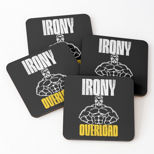 Item preview, Irony Overload Bodybuilder Cartoon designed and sold by Taans-Creation.