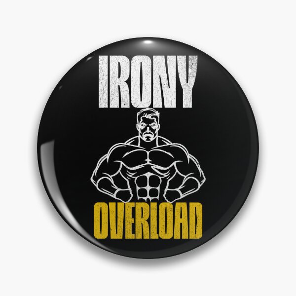 Item preview, Irony Overload Bodybuilder Cartoon designed and sold by Taans-Creation.