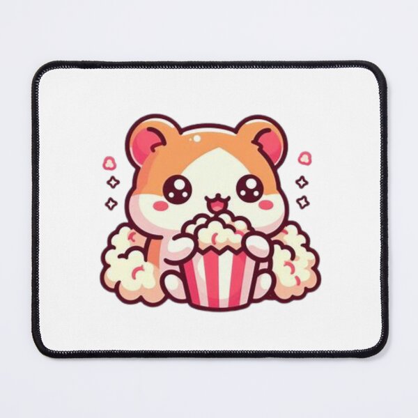 Item preview, hamster eating popcorn designed and sold by Eternalski.