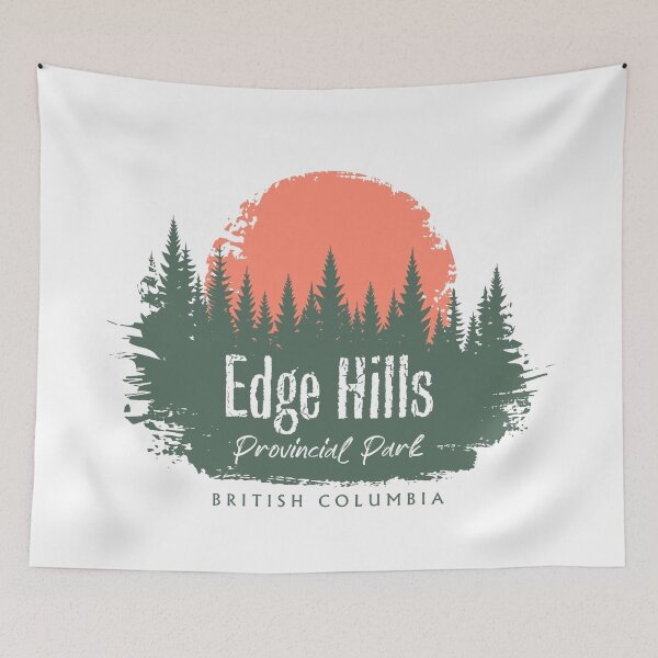 Item preview, Edge Hills Provincial Park British Columbia Forest And Sunset designed and sold by bivenart.