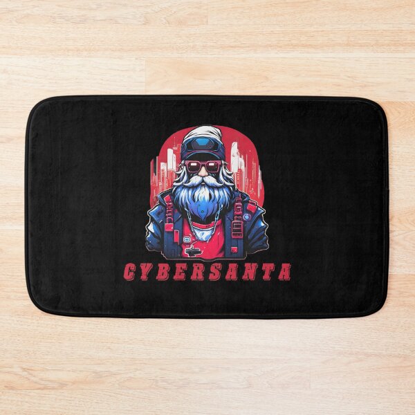 Item preview, Cyberpunk Santa Claus, Neon, Christmas designed and sold by Burn-Ego.
