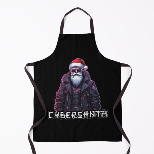 Item preview, Cyberpunk Christmas, CyberSanta, Vaporwave designed and sold by Burn-Ego.