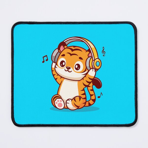 Artikelvorschau, Tiger hört Musik entworfen und verkauft von ahdsalama96.
