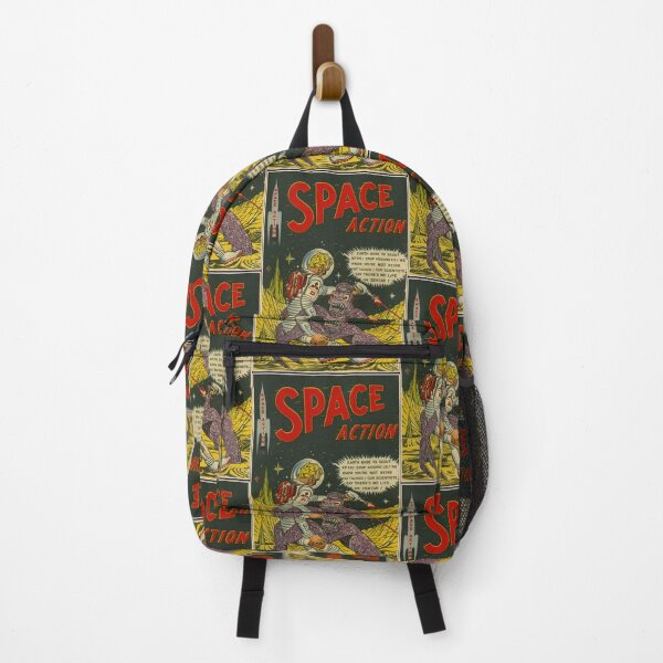 Item preview, Space Action Alien Vintage Sci-Fi Comic Book Art designed and sold by wistful-designs.