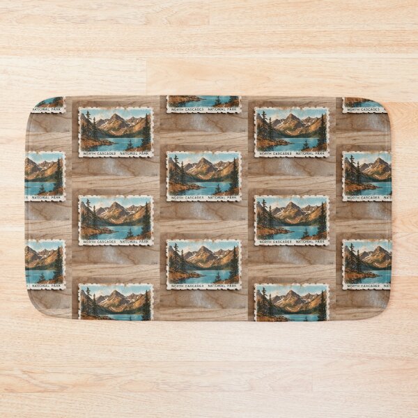 Item preview, North Cascades National Park Postcard Vintage Retro Travel designed and sold by TravelPostcardGems.