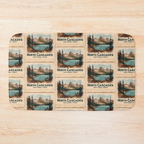 Item preview, North Cascades National Park Postcard Vintage Retro Travel designed and sold by TravelPostcardGems.