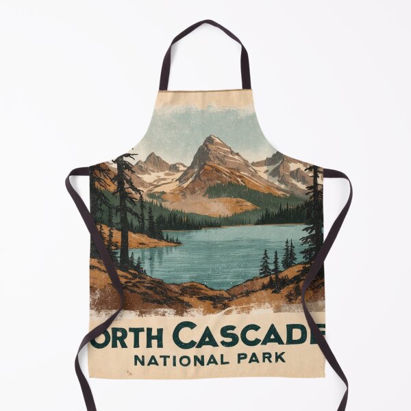 Item preview, North Cascades National Park Postcard Vintage Retro Travel designed and sold by TravelPostcardGems.