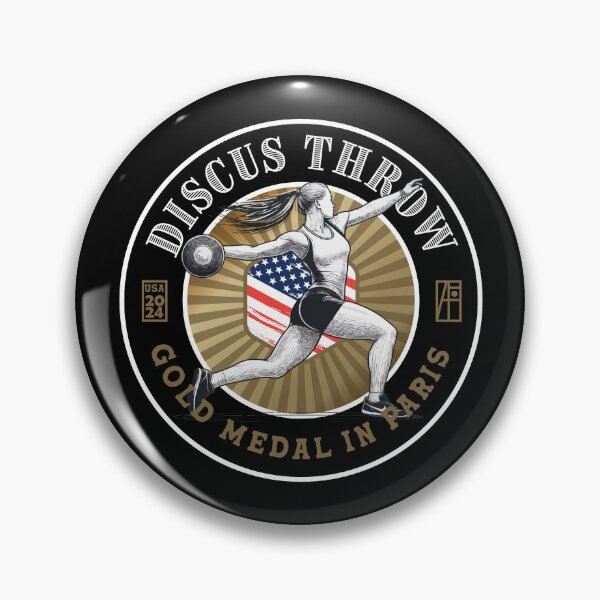 Item preview, 2024 - USA - ATHLETICS - DISCUS THROW - GOLD MEDAL - PARIS - 1 designed and sold by ArtProjectShop.