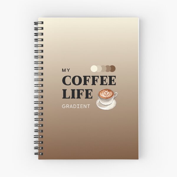 Item preview, My Coffee Life Gradient Throw Pillow Phone Case designed and sold by PickInsight.