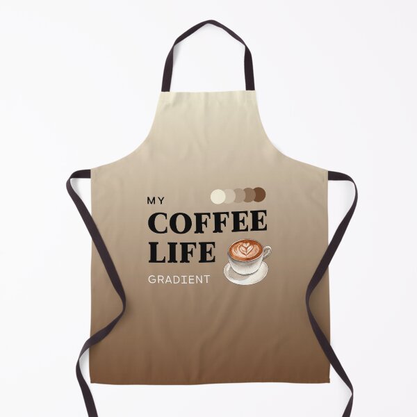 Item preview, My Coffee Life Gradient Throw Pillow Phone Case designed and sold by PickInsight.