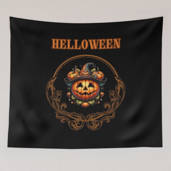 Item preview, Elegant Pumpkin Mask - Halloween Chic designed and sold by GorinART.