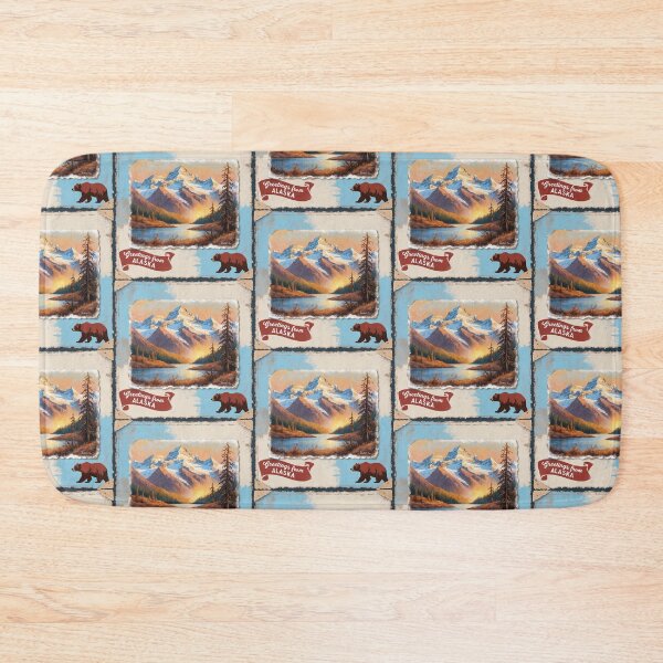 Item preview, Denali National Park Postcard Vintage Retro Travel designed and sold by TravelPostcardGems.