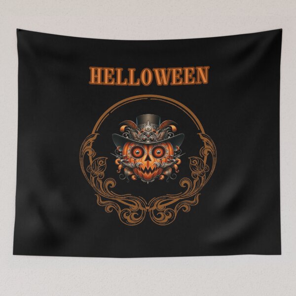 Item preview, Elegant Pumpkin Mask - Halloween Chic designed and sold by GorinART.