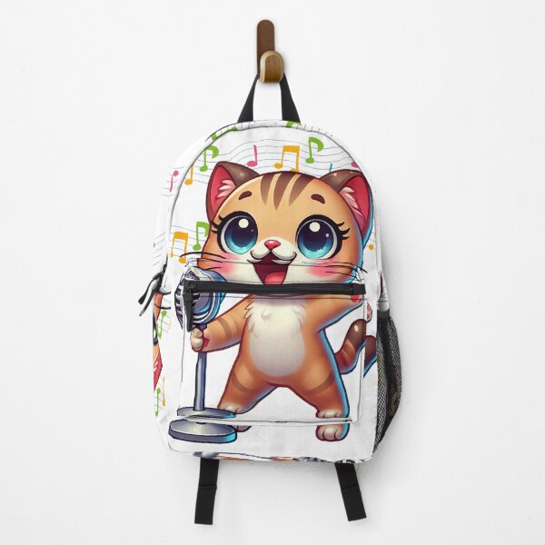 Item preview, Singing Cat with Musical Notes designed and sold by Chokhdi289shop.