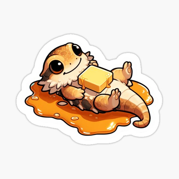 Item preview, Bearded dragon pancake 2 designed and sold by Stickecstasy.