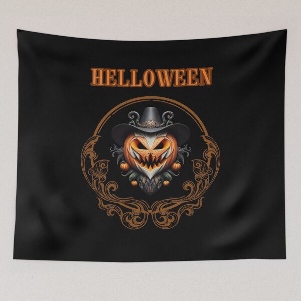 Item preview, Elegant Pumpkin Mask - Halloween Chic designed and sold by GorinART.