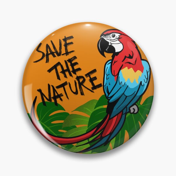 Item preview, Save the nature macaw designed and sold by ArndtDesign.