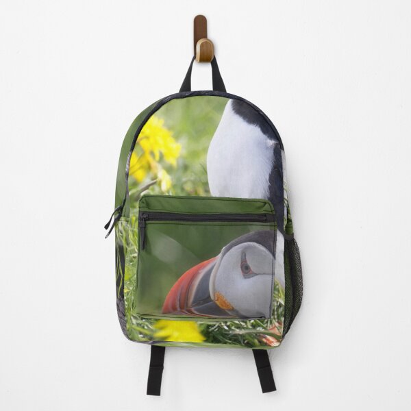 Item preview, A puffin with flowers designed and sold by kathleenjean.