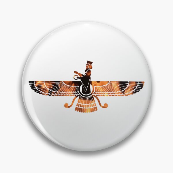 Item preview, Zoroaster symbol design with flames -Zoroastrianism religion of fire designed and sold by mrsupicku.