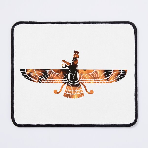 Item preview, Zoroaster symbol design with flames -Zoroastrianism religion of fire designed and sold by mrsupicku.