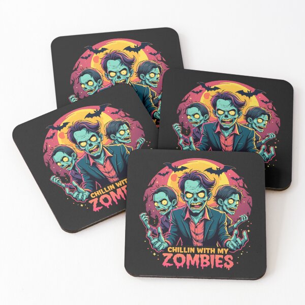 Item preview, Chillin With My Zombies Halloween Design designed and sold by SerhiiArt.