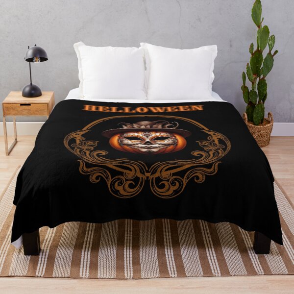 Item preview, Elegant Pumpkin Mask - Halloween Chic designed and sold by GorinART.