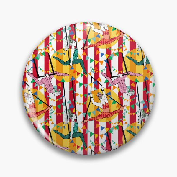 Item preview, Big Top Acrobats (Red and White Stripes)   designed and sold by IrishVikingDesigns.