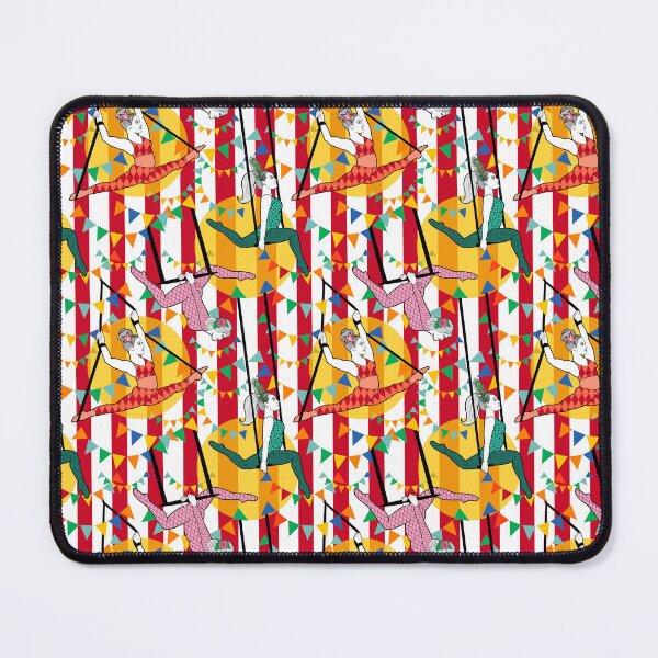 Item preview, Big Top Acrobats (Red and White Stripes) designed and sold by IrishVikingDesigns.