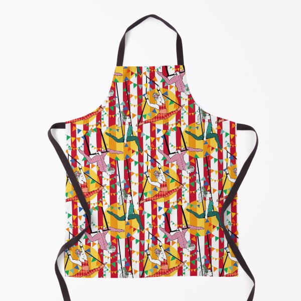 Item preview, Big Top Acrobats (Red and White Stripes) designed and sold by IrishVikingDesigns.