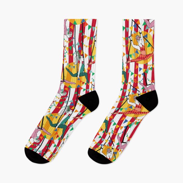 Item preview, Big Top Acrobats (Red and White Stripes)   designed and sold by IrishVikingDesigns.