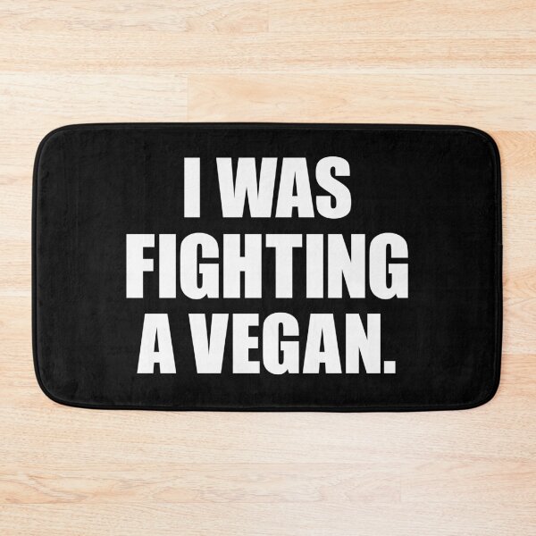 Item preview, I Was Fighting A Vegan Funny Anti-Vegan Carnivore Diet Joke designed and sold by inkedtee.