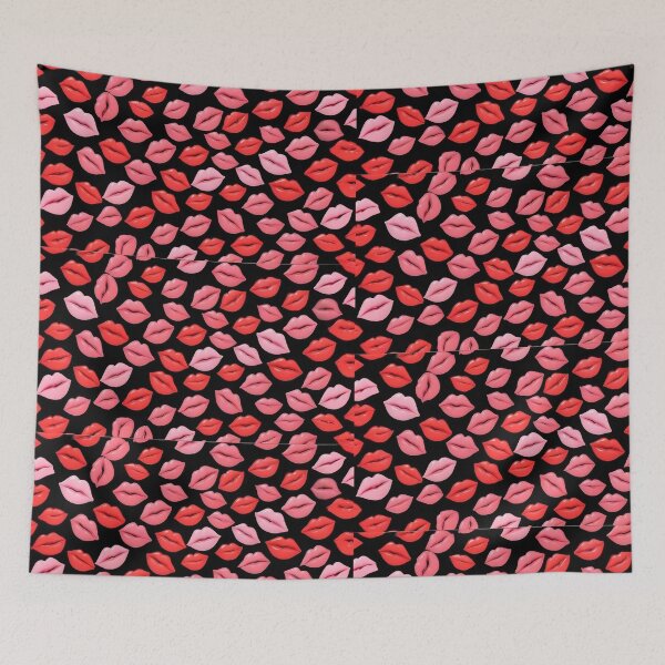 Item preview, Patrón de labios rojos designed and sold by MatthaeusArts.
