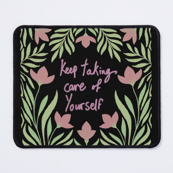 Item preview, Floral Self-Care Reminder designed and sold by fatma4art.
