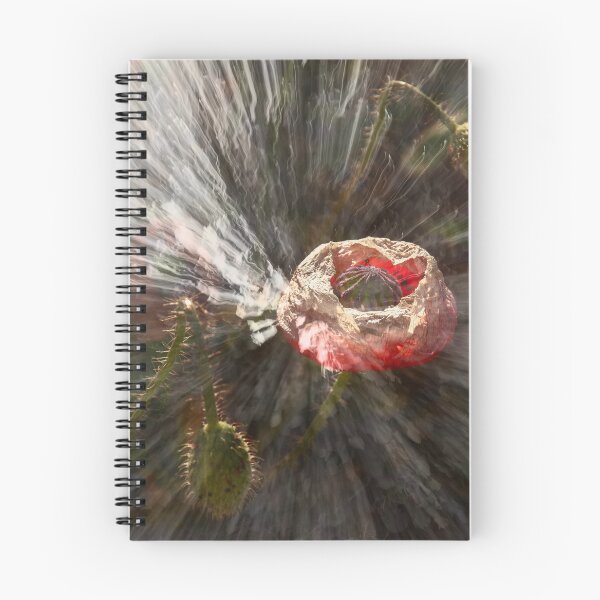 Item preview, abstract poppy between sun rays designed and sold by Fotoboom.