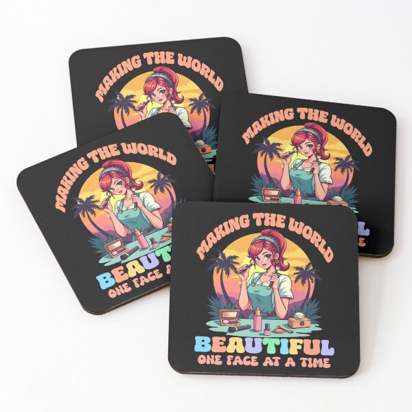 Item preview, Making the World Beautiful - Funny Gift for Beautician designed and sold by TheInkyOwl-TIO.
