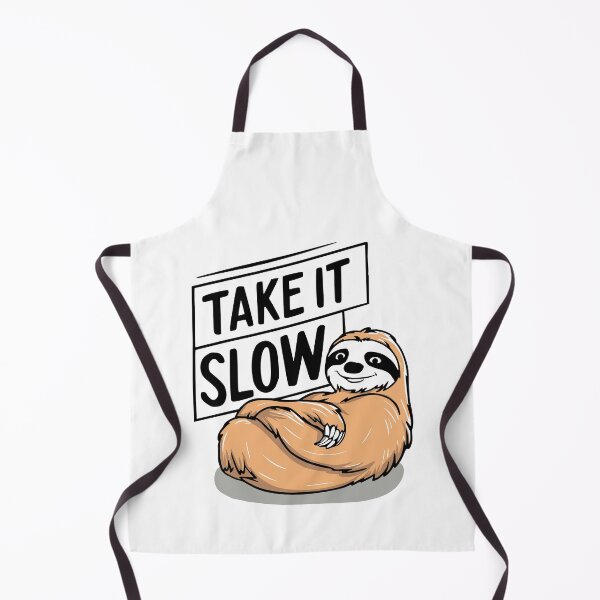Item preview, Take It Slow! Cute Funny Sloth Pun designed and sold by PMCreative.